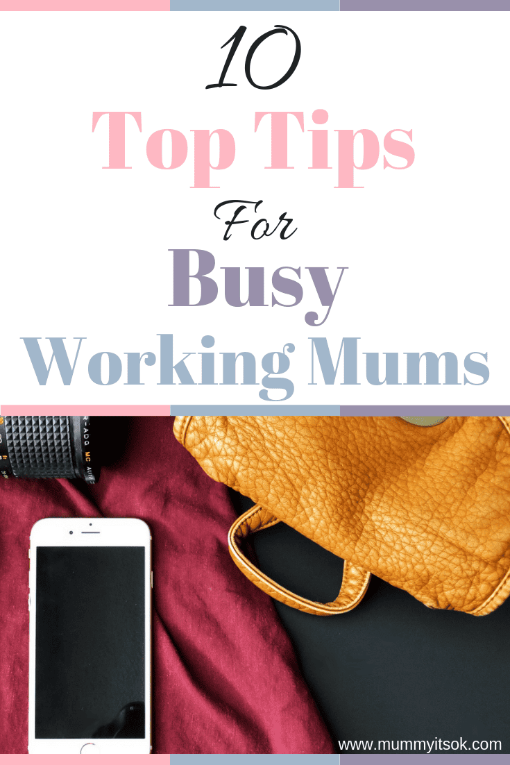 Being a working mum certainly means you’ll have a busy life, so it’s important to plan and organise to ensure everything runs smoothly each day. Here, we have 10 top tips for busy working mums, to help you better manage your time and get some time to relax.