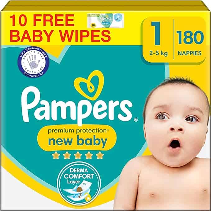                                      Pampers Premium Protection New Baby