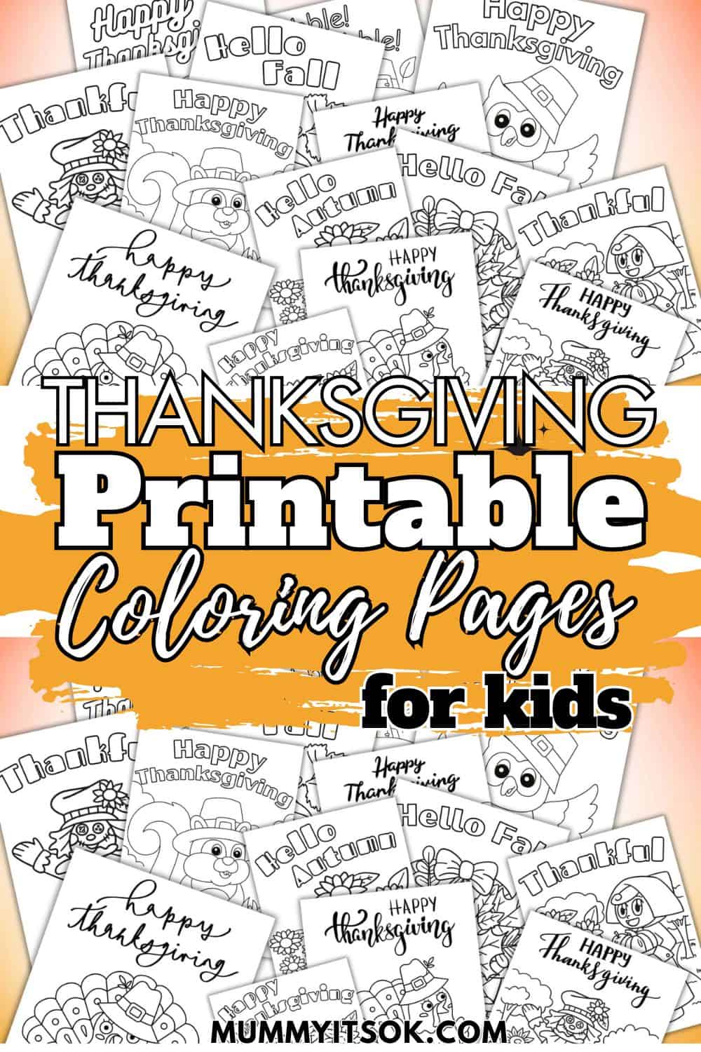 Free Thanksgiving Printable Coloring Pages For Kids