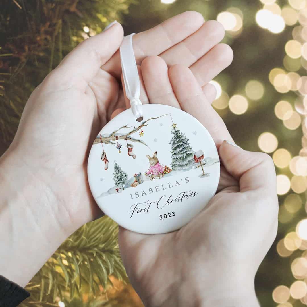Image for 15. Personalised Baby's 1st Christmas Ornament