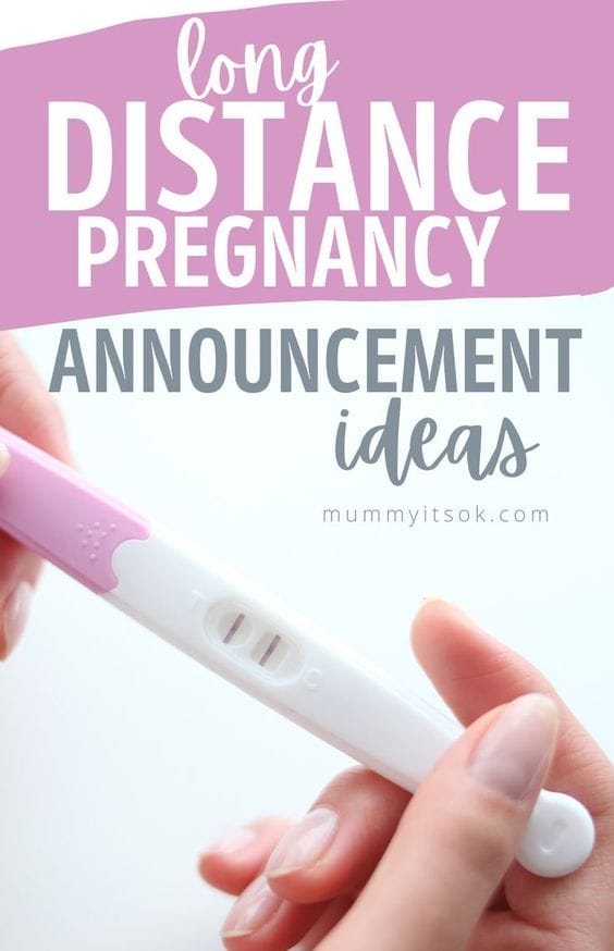 The Best Long Distance Pregnancy Announcement