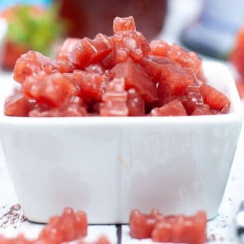 Image for 5. Healthy Strawberry Gummies (made with real fruit)