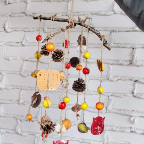 Image for 9. Fall Wind Chimes Craft by The Benson Street
