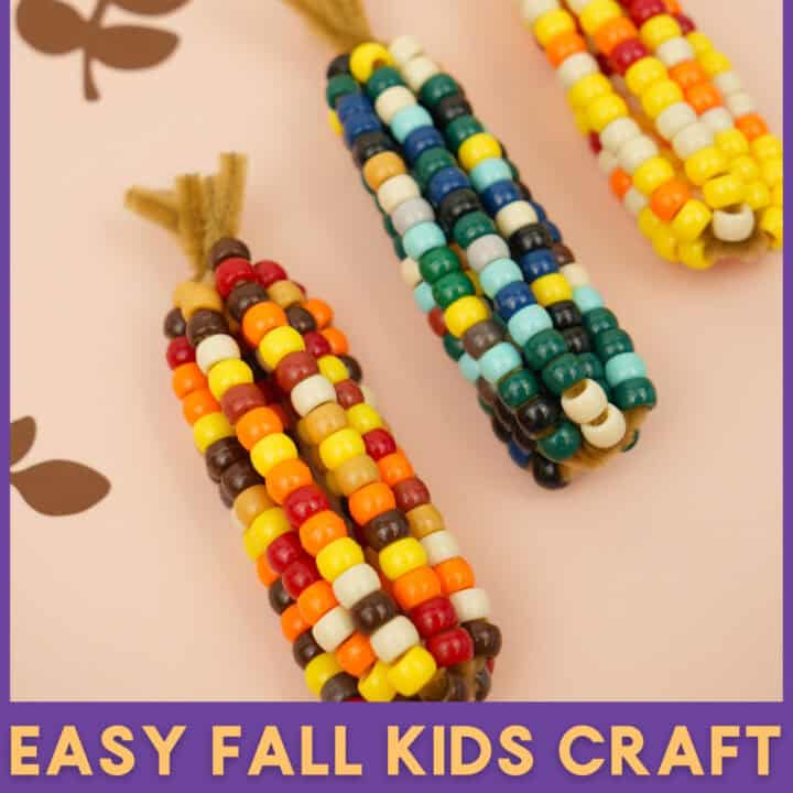 Image for 5. Beaded Corn Craft by Happiness is Homemade