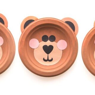 Image for 8. Paper Plate Bear by The Printables Fairy
