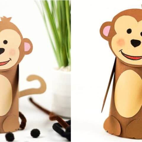 Image for 5. Paper Roll Monkey Craft by Arty Crafty Kids