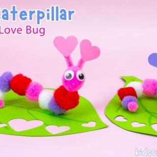 Image for 17. Easy Caterpillar Valentine Craft For Kids
