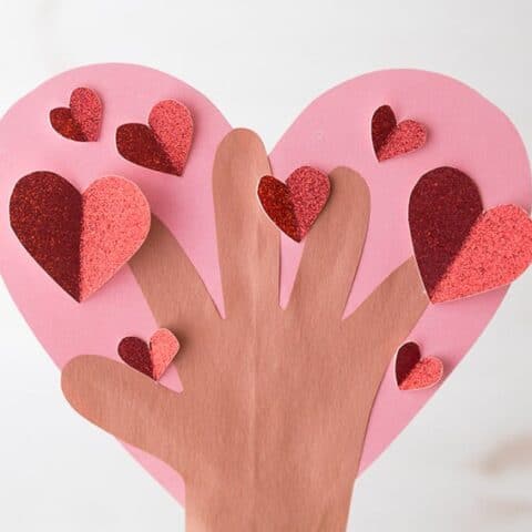 Image for 13. Handprint Heart Tree