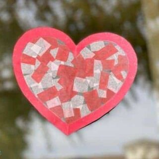 Image for 6. Valentines Heart Suncatcher Craft