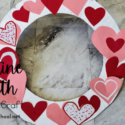 Image for 16. Paper Plate Valentine Craft for Preschoolers