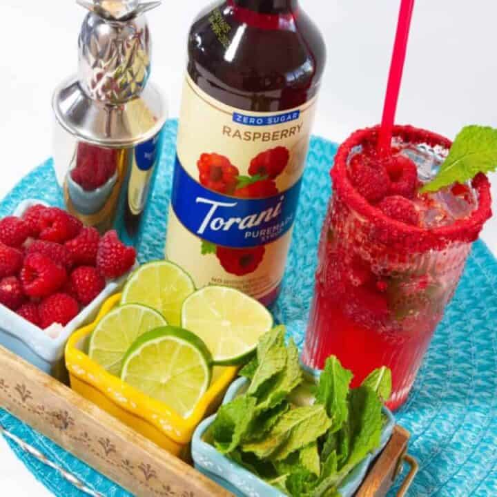 Image for 5. Raspberry Keto Mojito Recipe