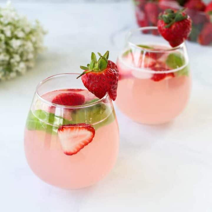 Image for 2. Healthy Strawberry Mocktail Spritzer