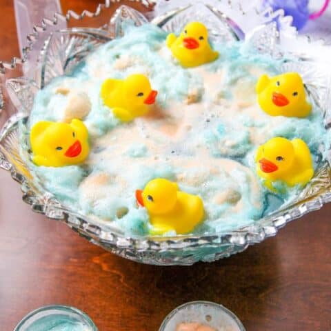 Image for 14. Blue Baby Shower Punch Bowl