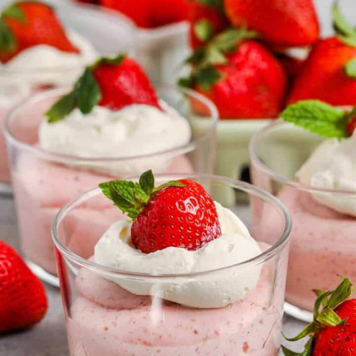 Image for 24. Homemade Strawberry Mousse