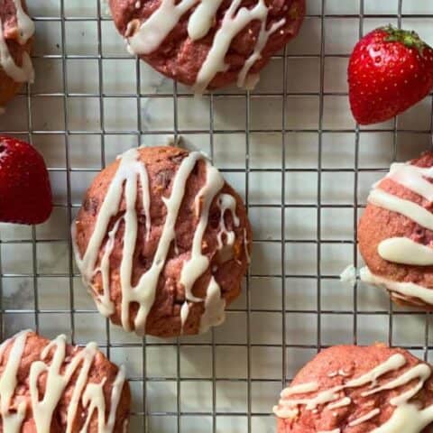 Image for 21. Strawberry Chocolate Chunk Pudding Cookies
