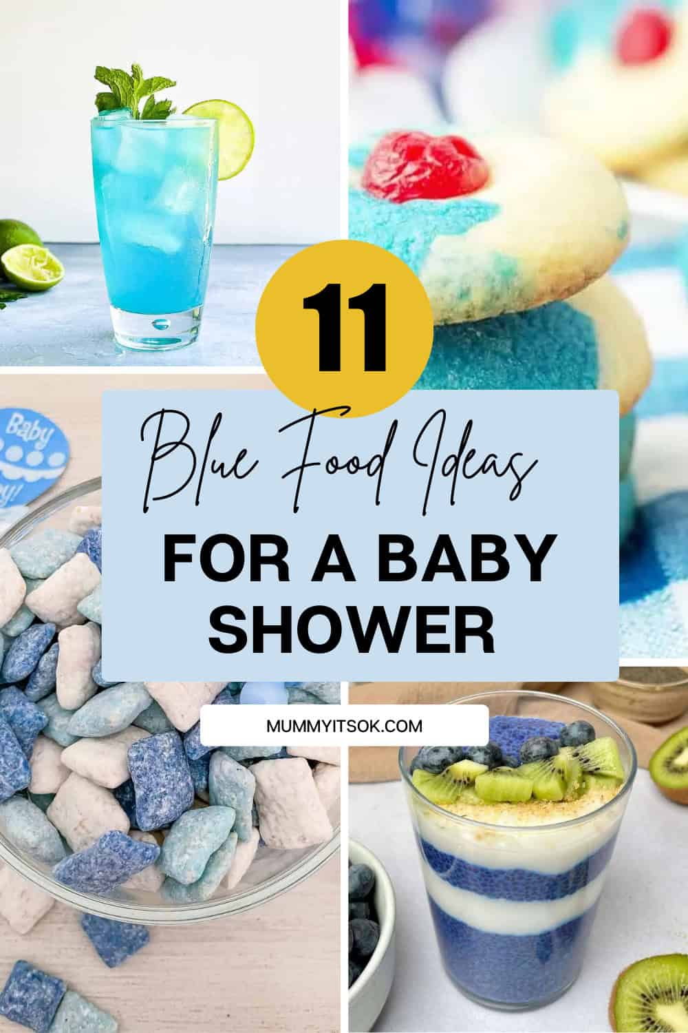 19 Blue Food Ideas For A Baby Shower