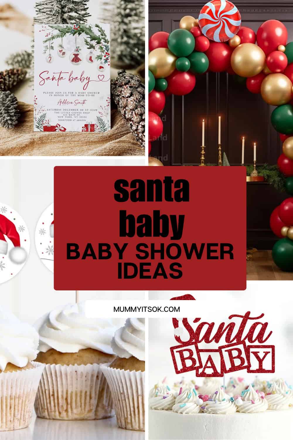 11 Santa Baby Baby Shower Ideas