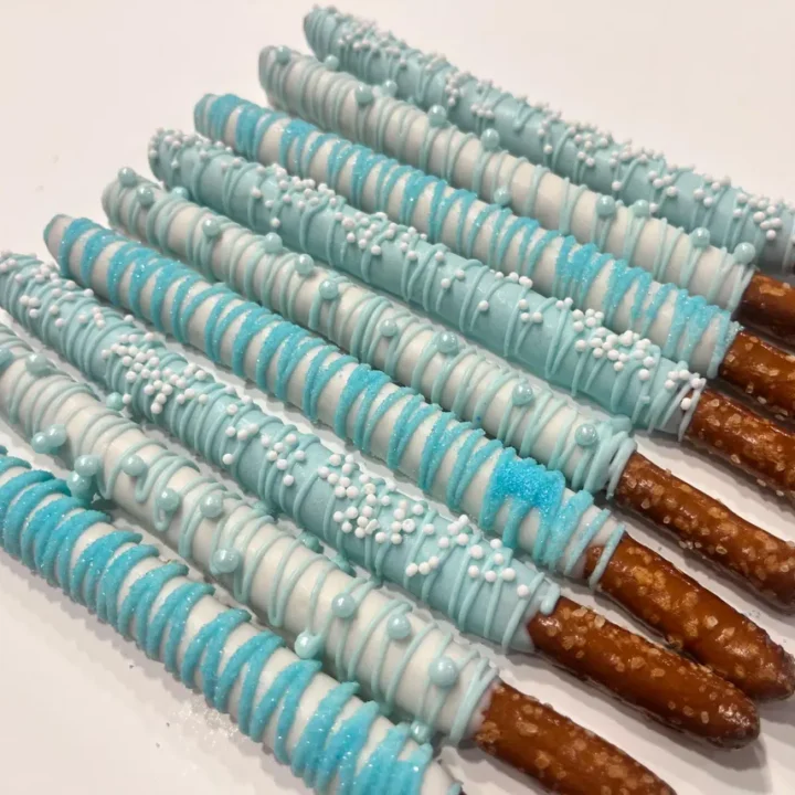 winter wonderland pretzels