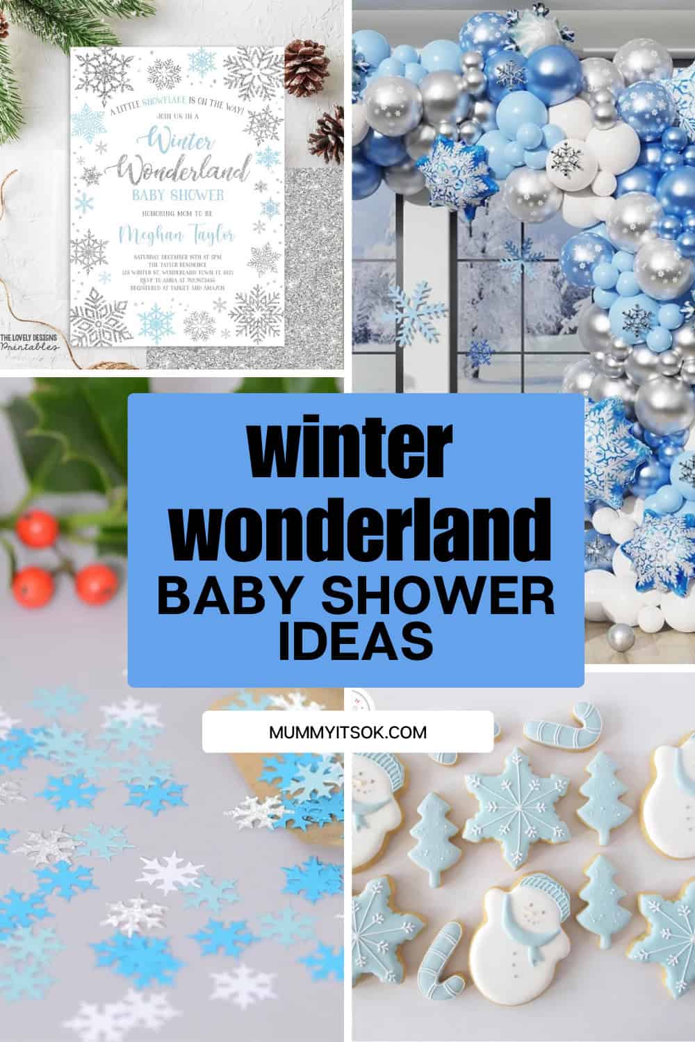 12 Winter Wonderland Baby Shower Ideas