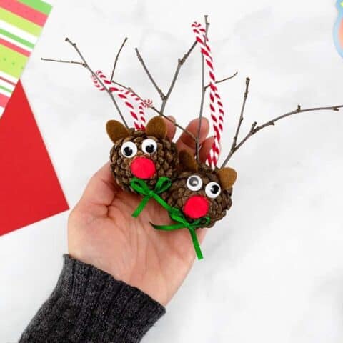 Image for 5. Pine Cone Reindeer