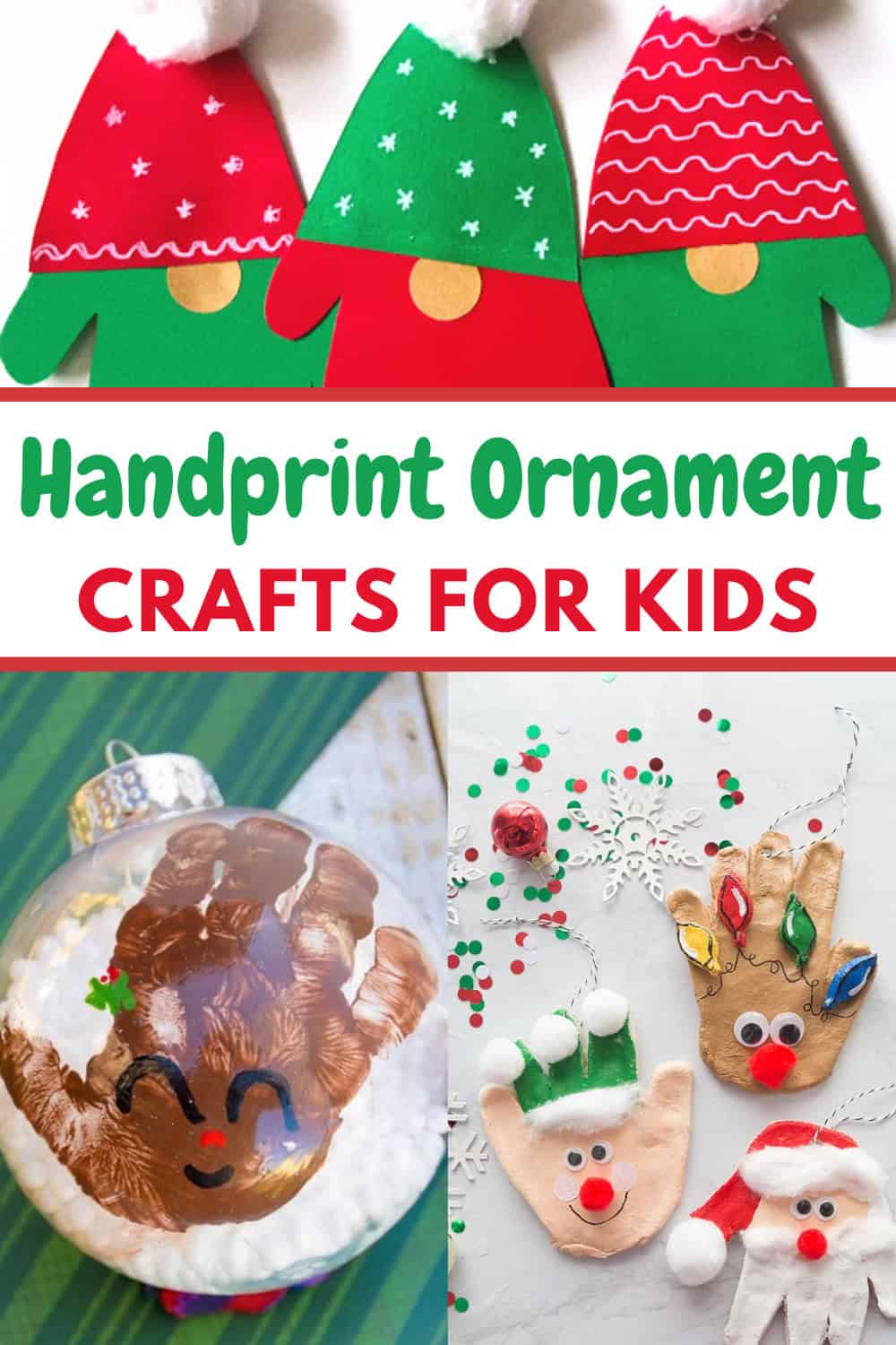 Handprint Ornament Crafts