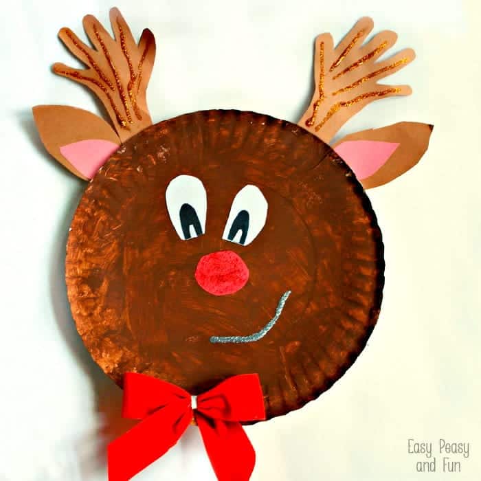 Image for 3. Rudolph Reindeer Paper Plate Craft