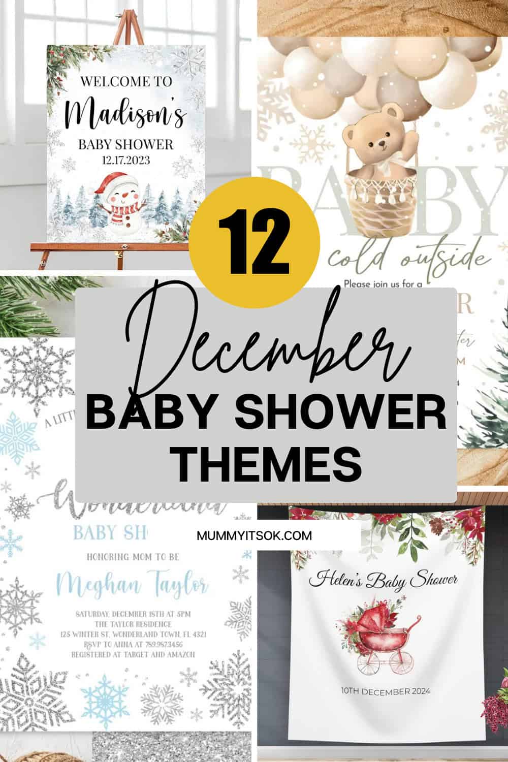 12 Gorgeous December Baby Shower Themes