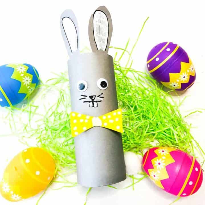 Image for 7. Easter Bunny Toilet Paper Roll Craft